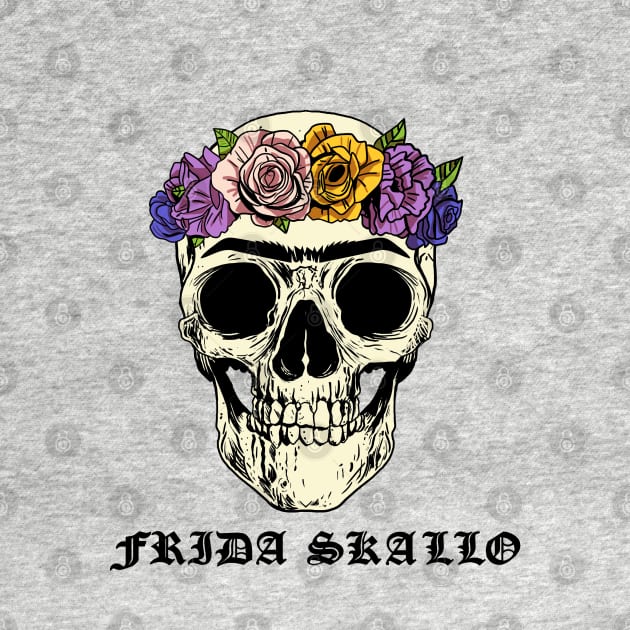 Frida Skallo - Frida Kahlo Sugar Skull by Nirvanax Studio